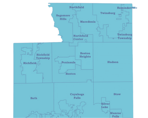 Northern Summit County Map